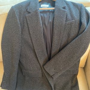 Isabel Marant Étoile Wool Blazer, Black with White flecks